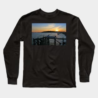 Sunset over Brownsea Long Sleeve T-Shirt